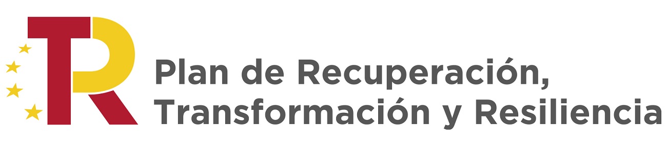 Logo Plan de Recuperación, Transformación y Resiliencia.