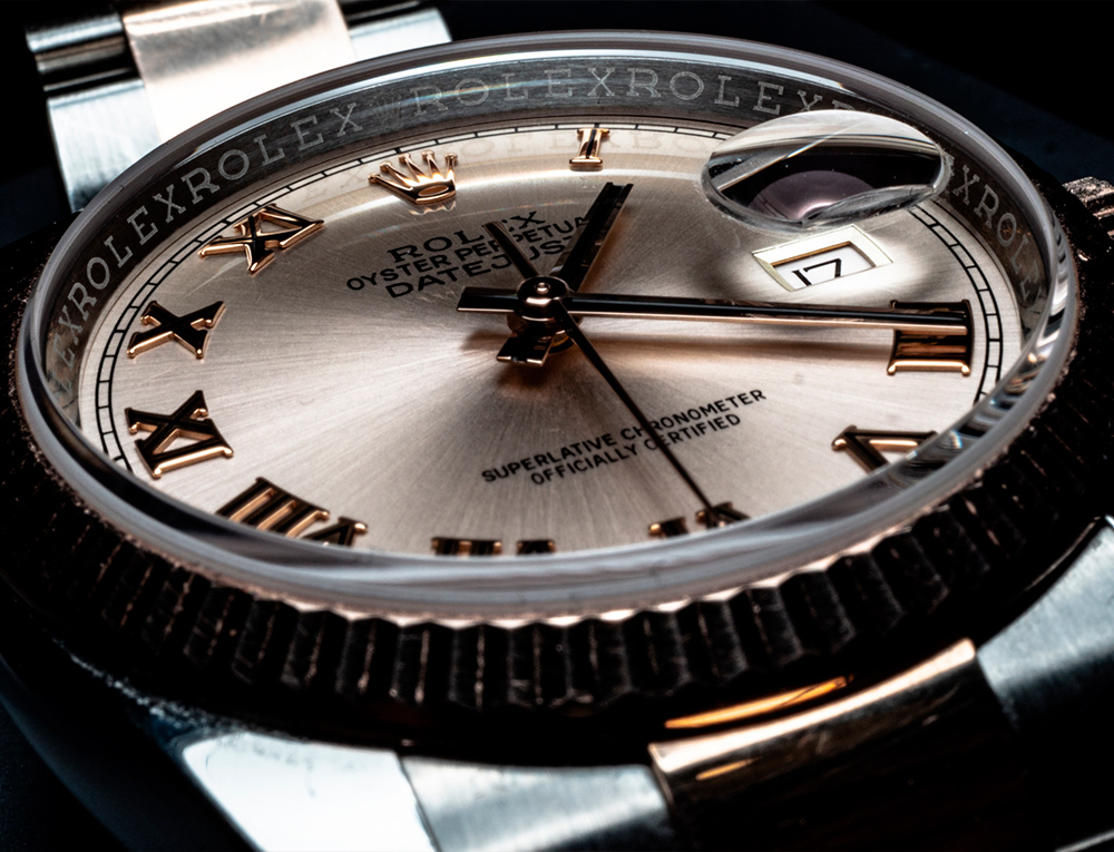 Fotografía de un reloj Rolex.